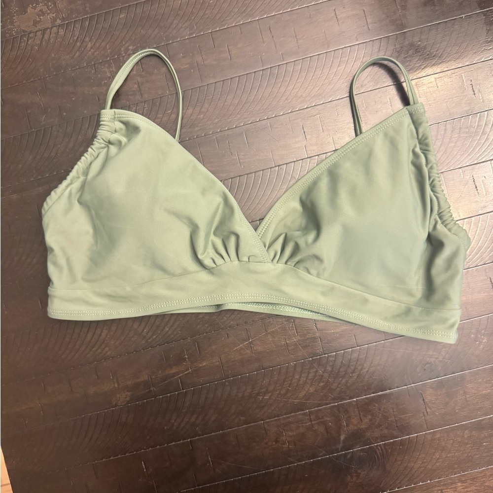 Women’s SHEIN Army Green Bikini Top: XL